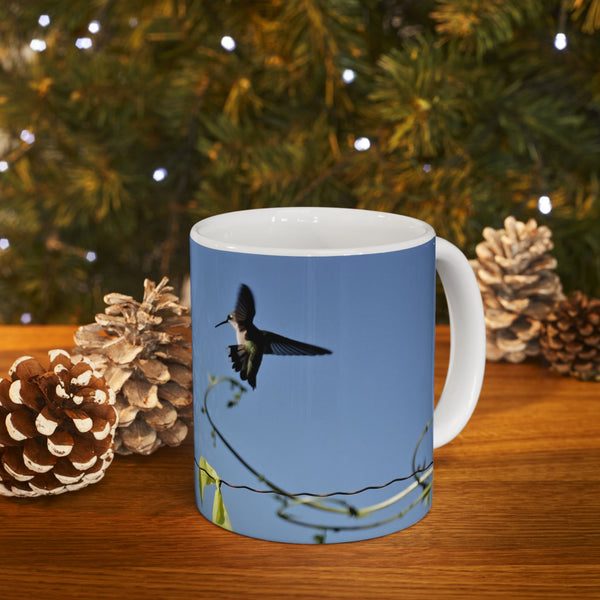 Forgdt the Chips Hummingbird Ceramic Mug 11oz