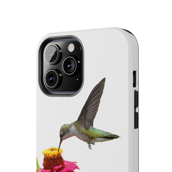 Hummingbird Zinnia WonderTough Phone Cases
