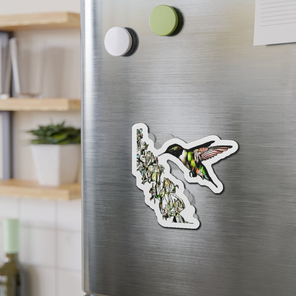 Hummingbird Stick Die-Cut Magnets