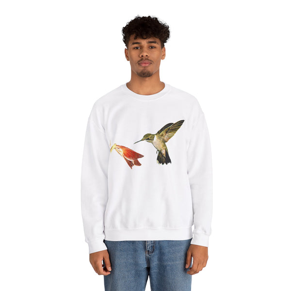 Hummingbird Slim Unisex Heavy Blend™ Crewneck Sweatshirt