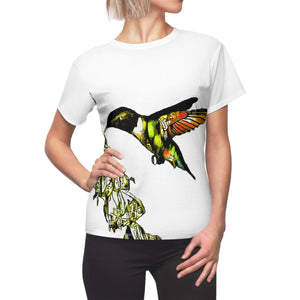 Women's Cut & Sew Hummingbird Stick Tee (AOP 1)