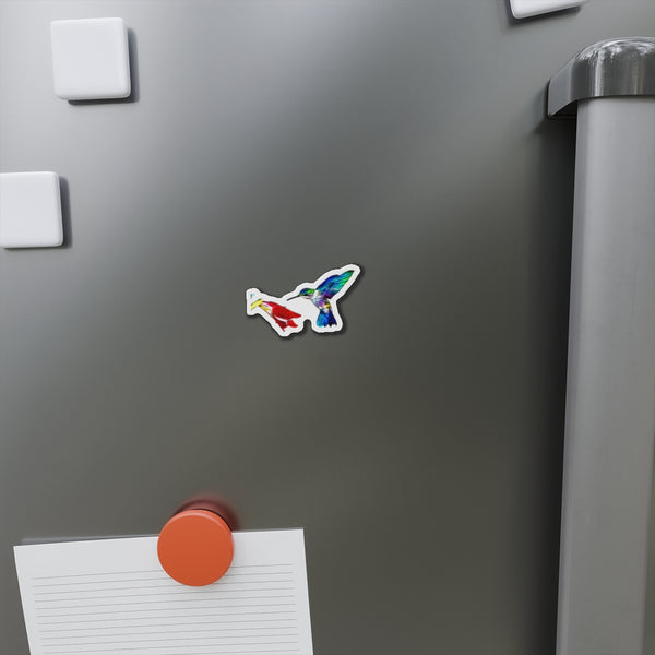 Hummingbird Stare Down Die-Cut Magnets