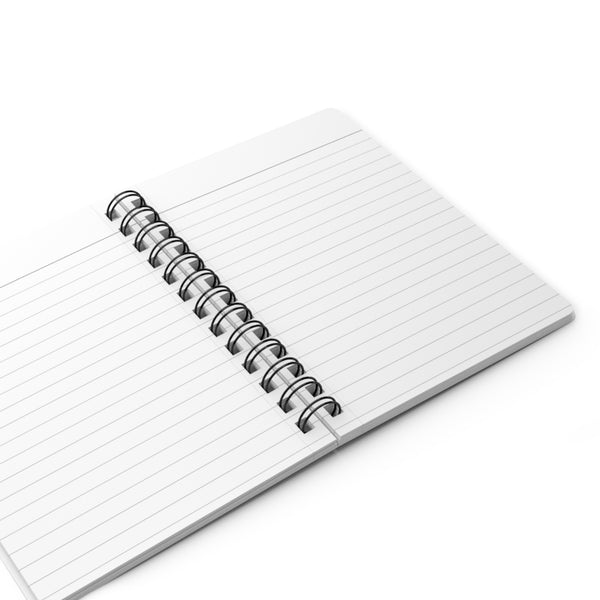 Flower Bud Hummingbird Spiral Bound Journal