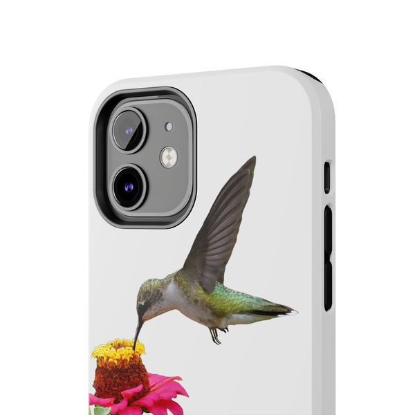 Hummingbird Zinnia WonderTough Phone Cases