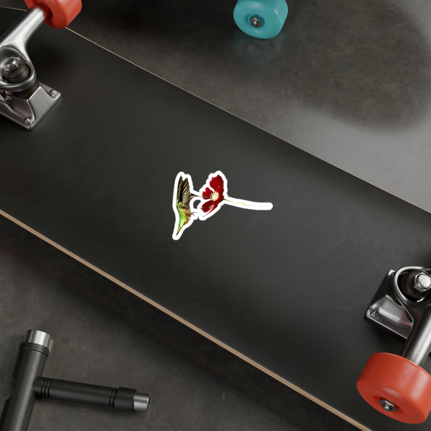 Hummingbird Wings Up Kiss-Cut Vinyl Decals