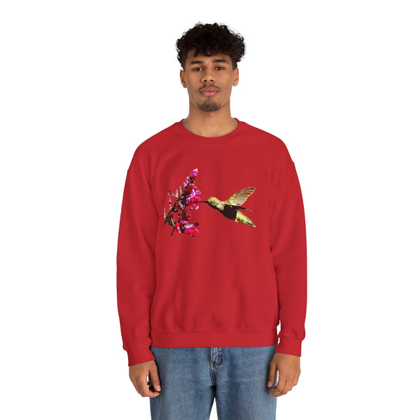 Hummingbird Sip Unisex Heavy Blend™ Crewneck Sweatshirt