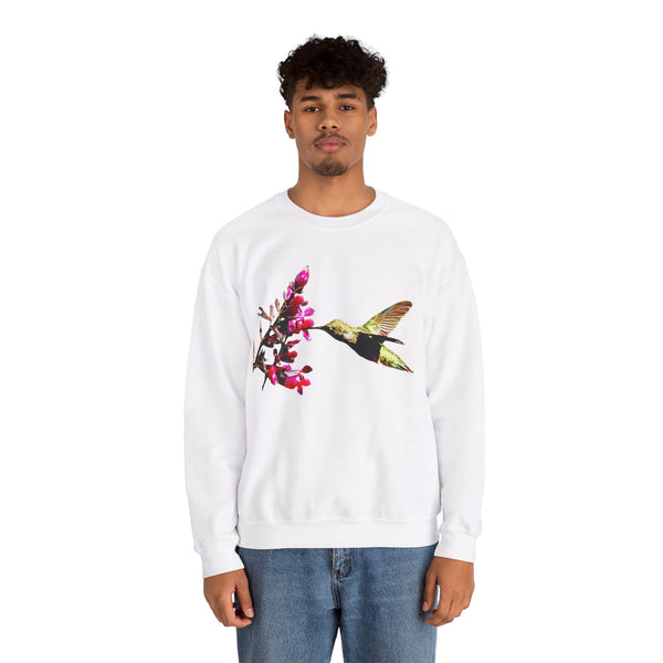 Hummingbird Sip Unisex Heavy Blend™ Crewneck Sweatshirt