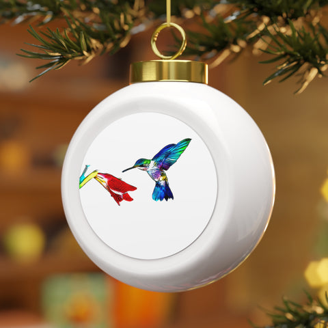 Hummingbird Sweet Ball Ornament