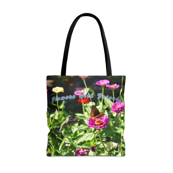Flowers with Friends Hummingbird Tote