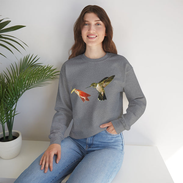 Hummingbird Slim Unisex Heavy Blend™ Crewneck Sweatshirt