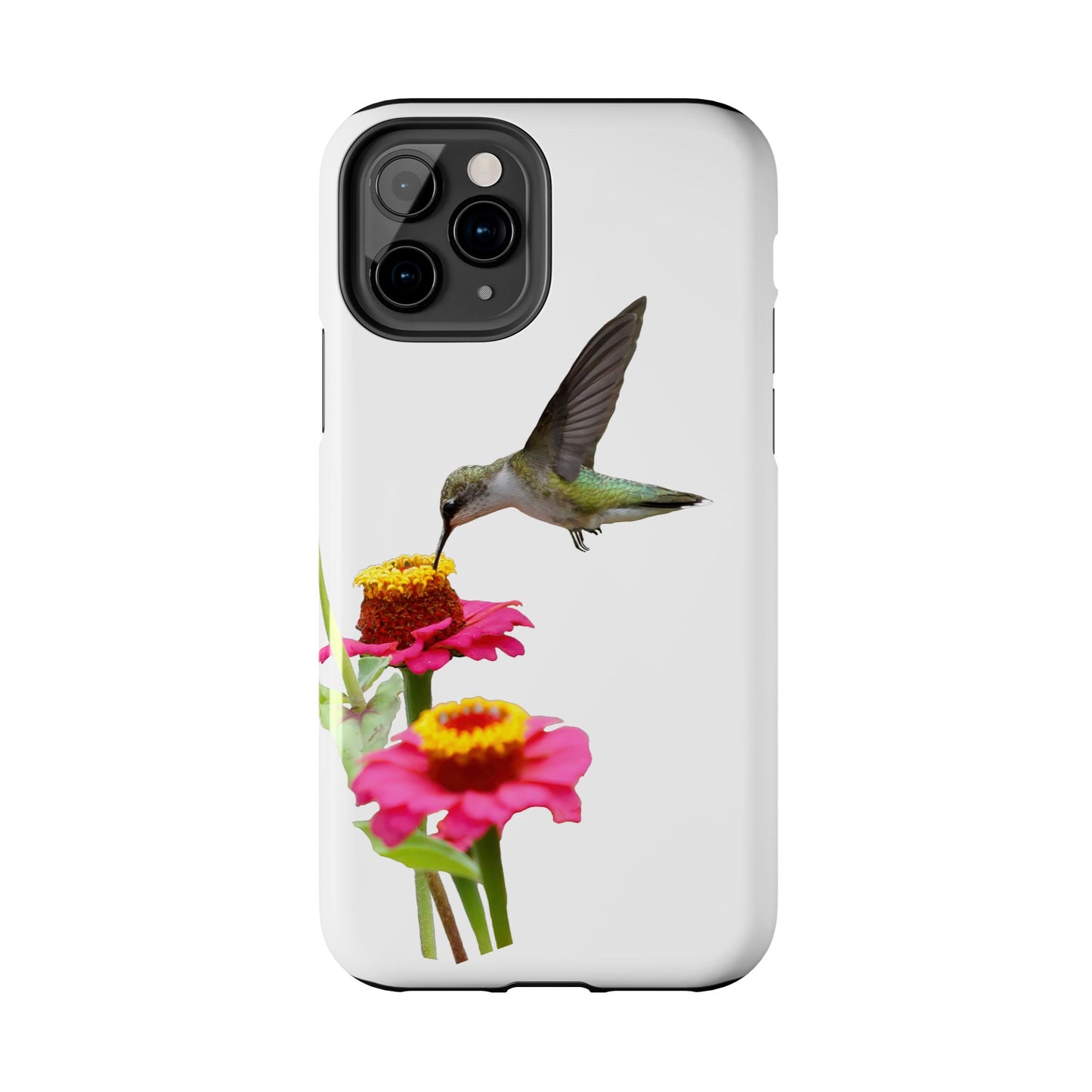 Hummingbird Zinnia WonderTough Phone Cases