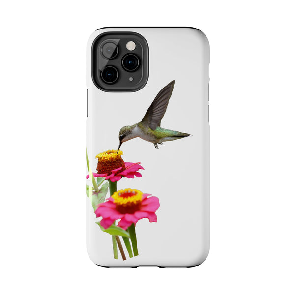 Hummingbird Zinnia WonderTough Phone Cases