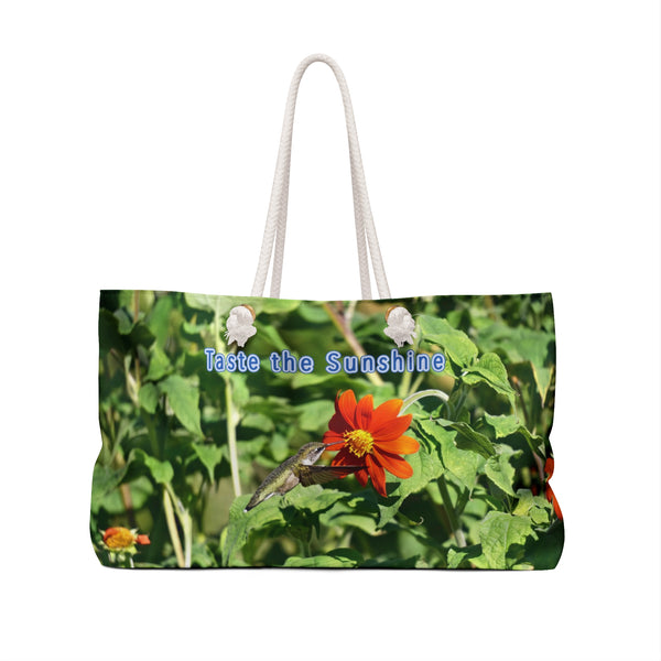 Taste of Sunshine Hummingbird Weekender Bag 1