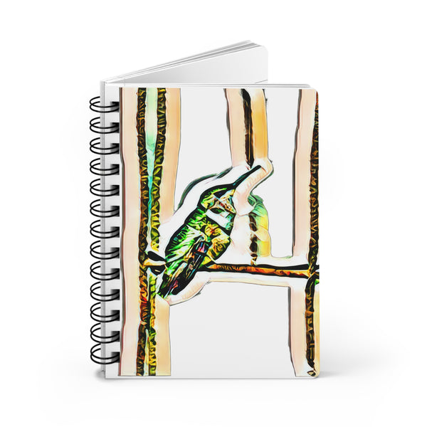 Hummingbird Gaze Spiral Bound Journal