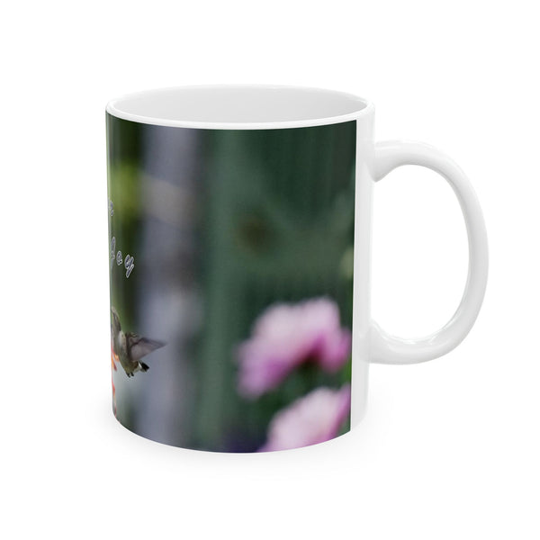 Find Joy Hummingbird Ceramic Mug 11oz