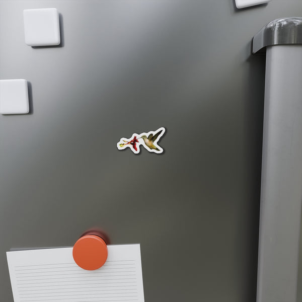 Hummingbird Honeysuckle Kiss Die-Cut Magnets