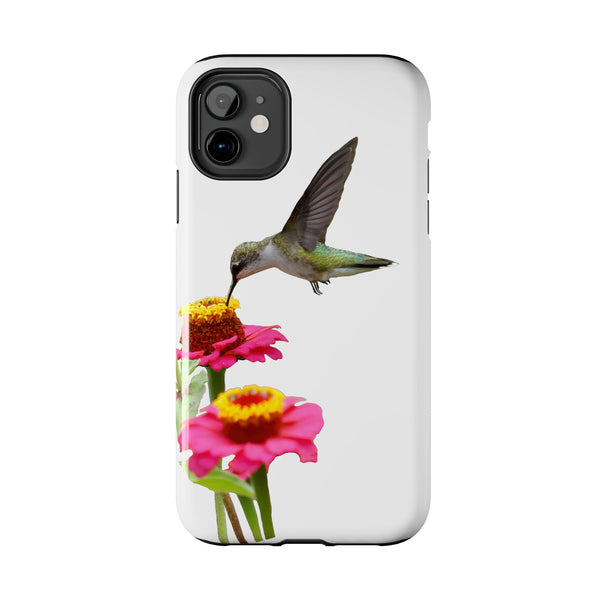 Hummingbird Zinnia WonderTough Phone Cases