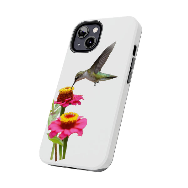Hummingbird Zinnia WonderTough Phone Cases