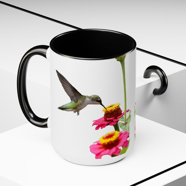 Two-Tone Coffee Mugs, 15oz