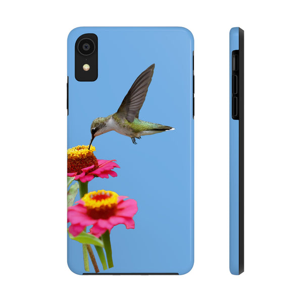 Hummingbird Zinnia WonderTough Phone Cases /