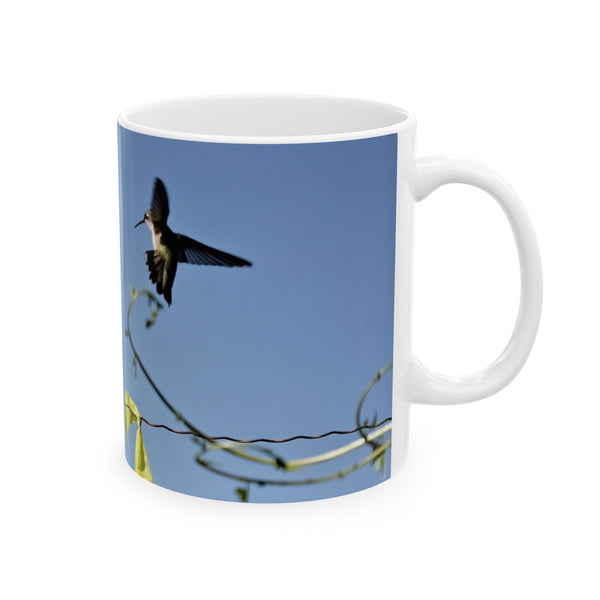 Forgdt the Chips Hummingbird Ceramic Mug 11oz