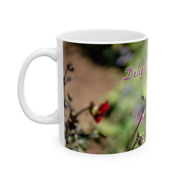 Delight Moment Hummingbird Ceramic Mug 11oz