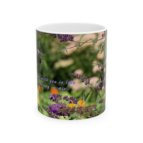 Dance on Air Hummingbird Ceramic Mug 11oz