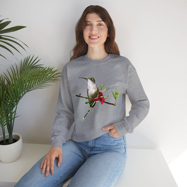 Hummingbird Profile Unisex Heavy Blend™ Crewneck Sweatshirt