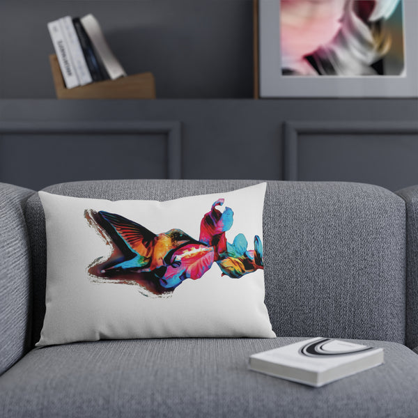 Hummingbird Landing Cushion