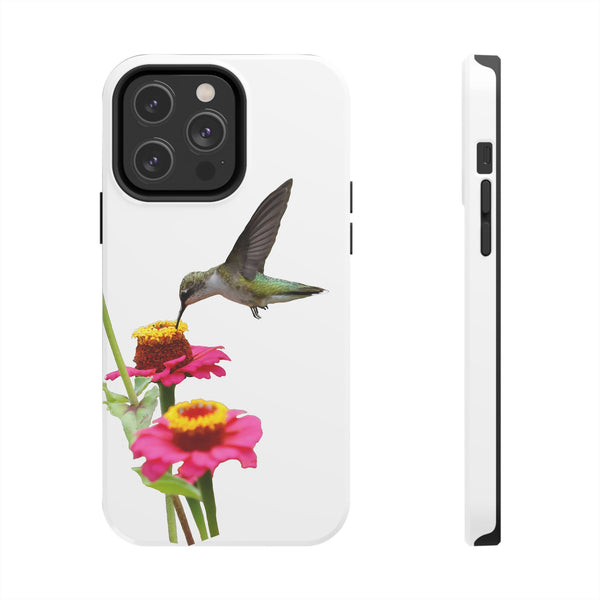 Hummingbird Zinnia WonderTough Phone Cases