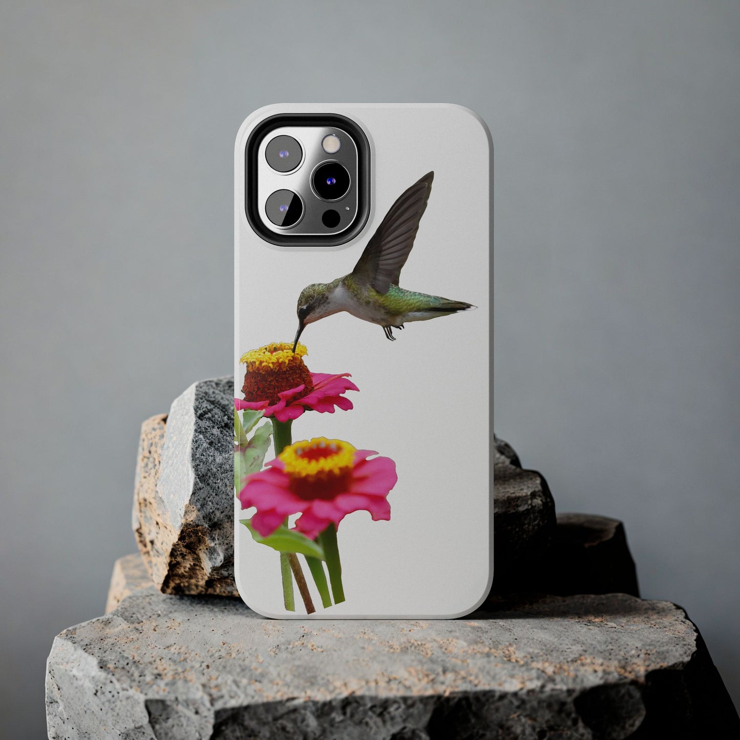 Hummingbird Zinnia WonderTough Phone Cases /