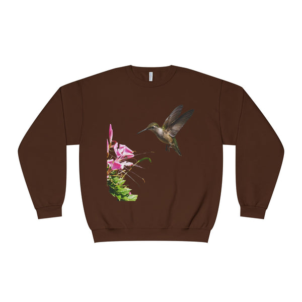 Hummingbird Frills Unisex NuBlend® Crewneck Sweatshirt