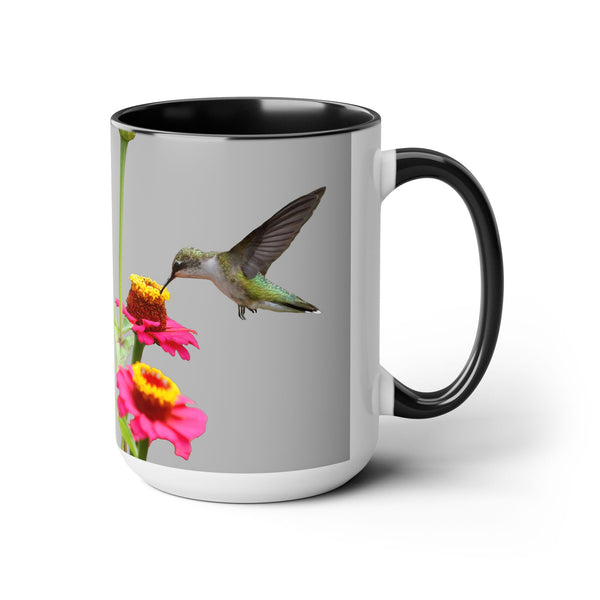 Two-Tone Coffee Mugs, 15oz