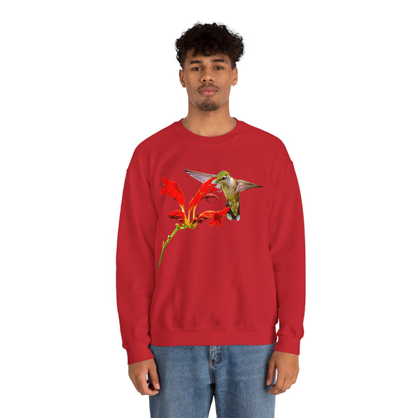 Hummingbird Float Unisex Heavy Blend™ Crewneck Sweatshirt