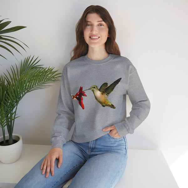 Hummingbird Proud Unisex Heavy Blend™ Crewneck Sweatshirt