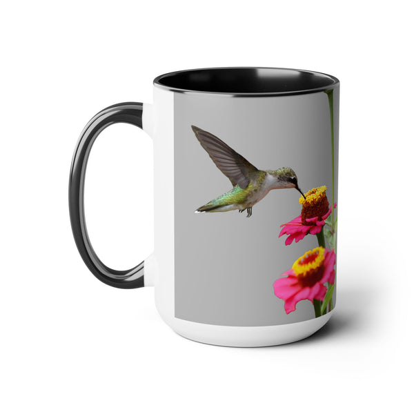 Two-Tone Coffee Mugs, 15oz