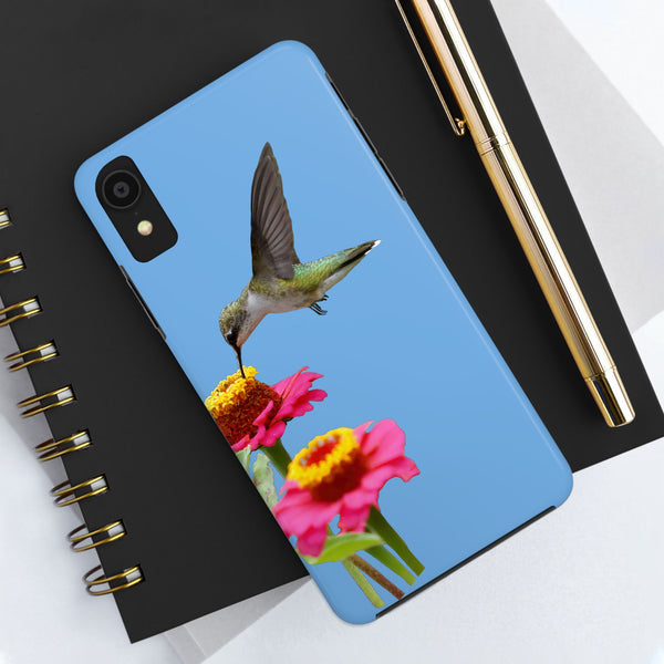 Hummingbird Zinnia WonderTough Phone Cases /