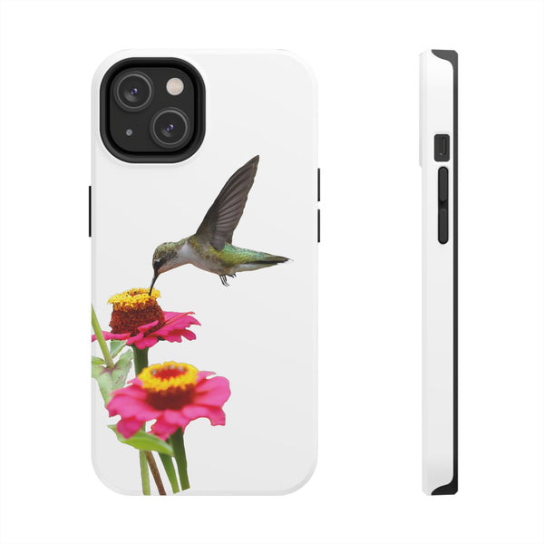 Hummingbird Zinnia WonderTough Phone Cases