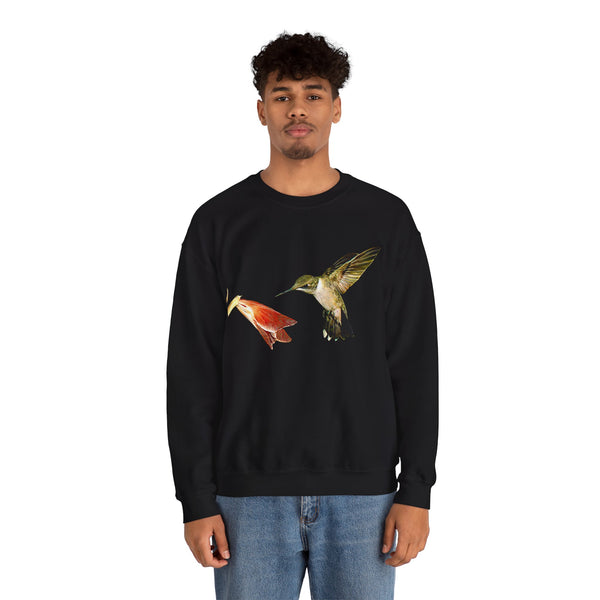 Hummingbird Slim Unisex Heavy Blend™ Crewneck Sweatshirt