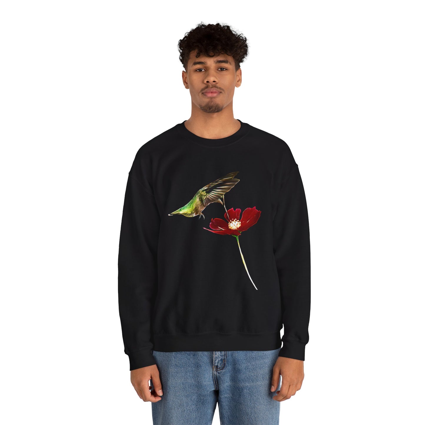 Hummingbird Stretch Unisex Heavy Blend™ Crewneck Sweatshirt