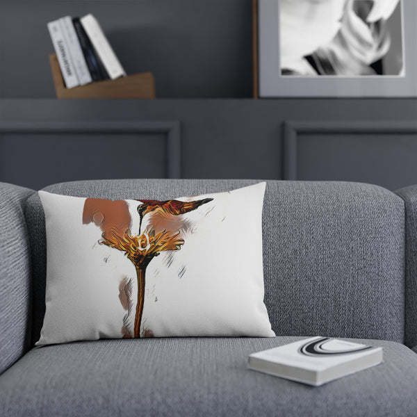 Hummingbird Flame Cushion