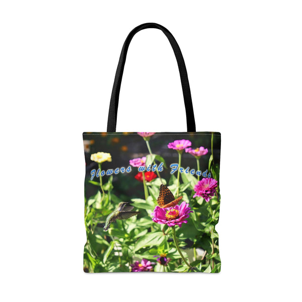 Flowers with Friends Hummingbird Tote