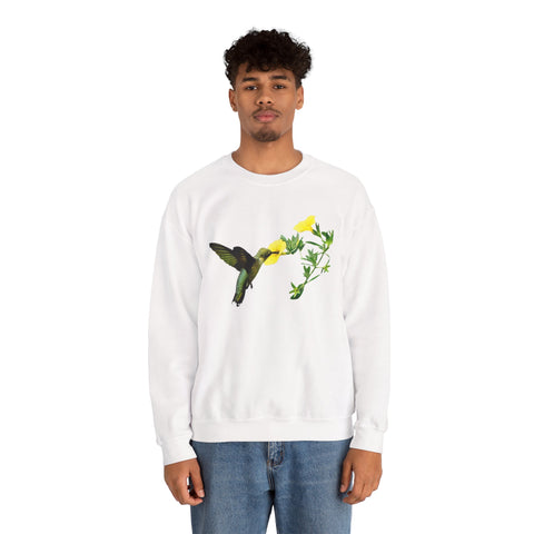 Hummingbird Glory Unisex Heavy Blend™ Crewneck Sweatshirt