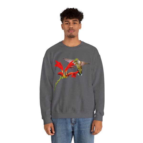 Hummingbird Float Unisex Heavy Blend™ Crewneck Sweatshirt