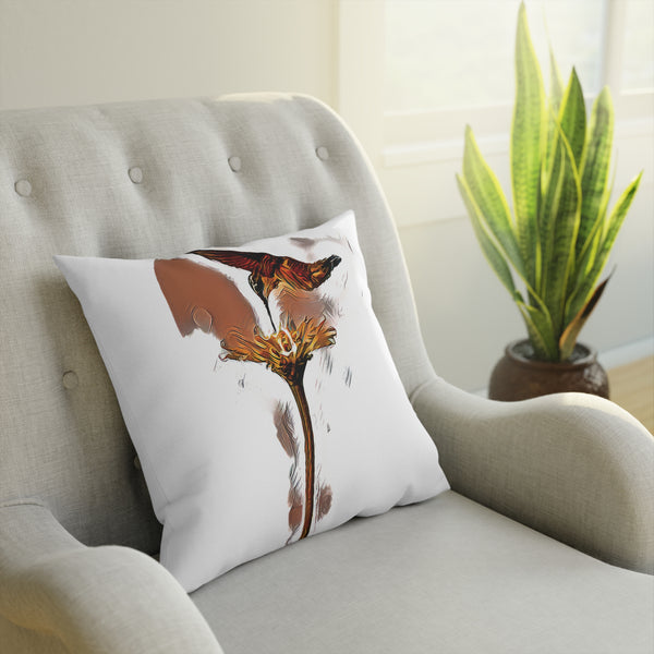 Hummingbird Flame Cushion