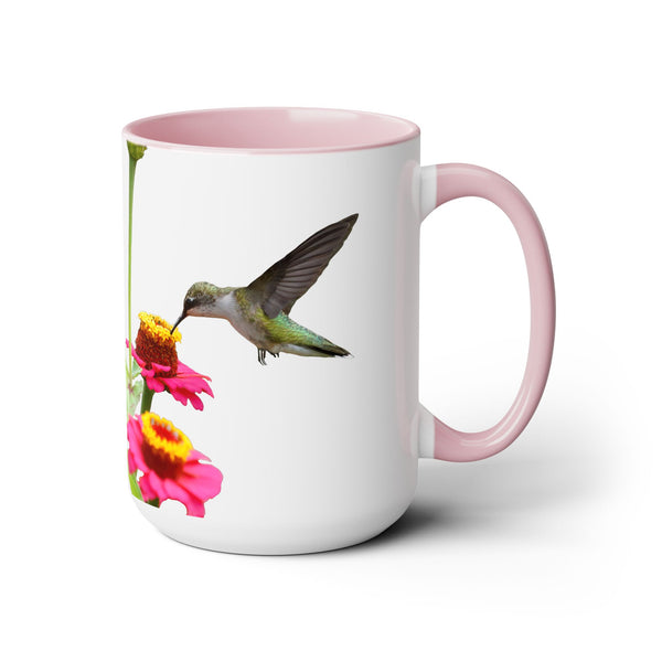 Two-Tone Coffee Mugs, 15oz