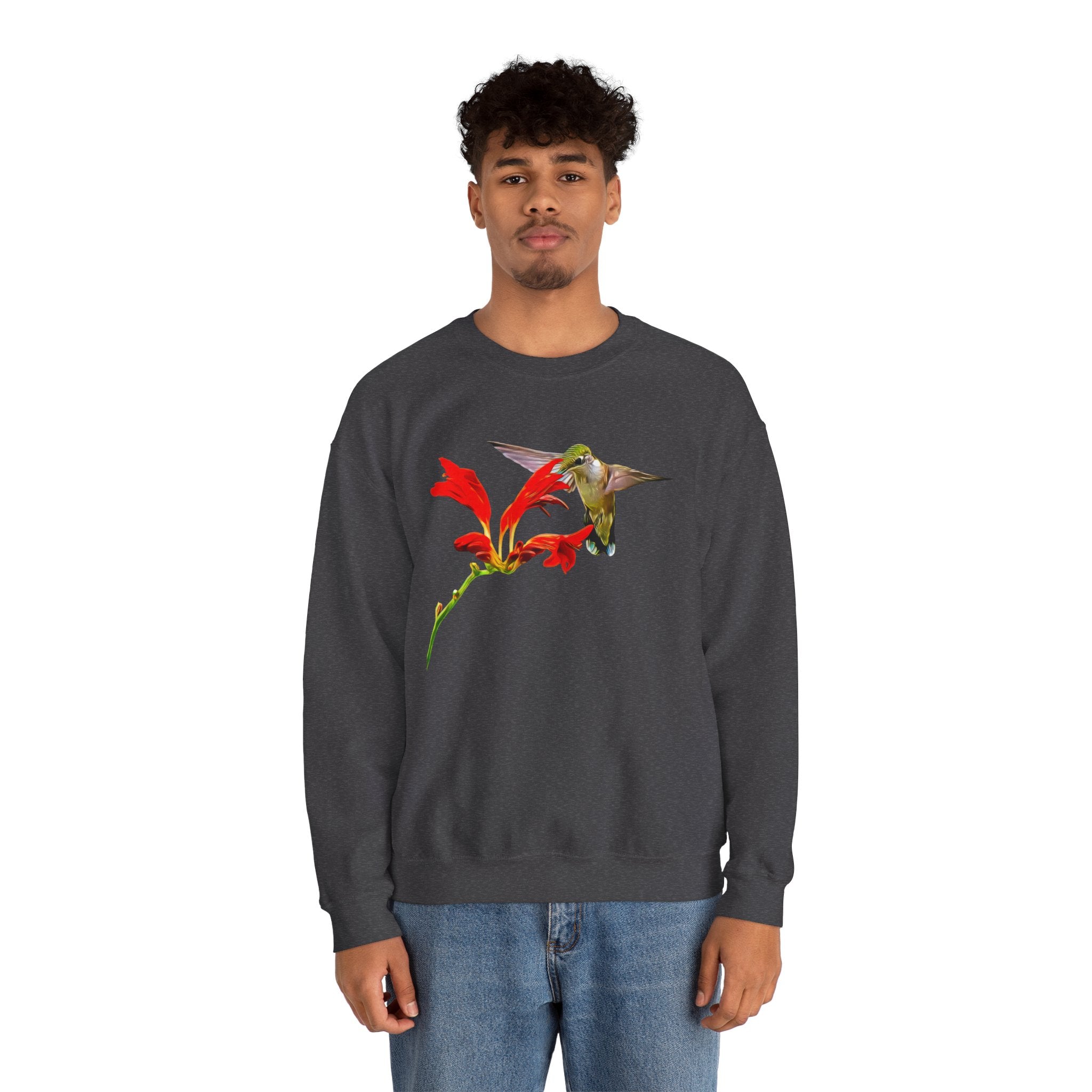 Hummingbird Float Unisex Heavy Blend™ Crewneck Sweatshirt