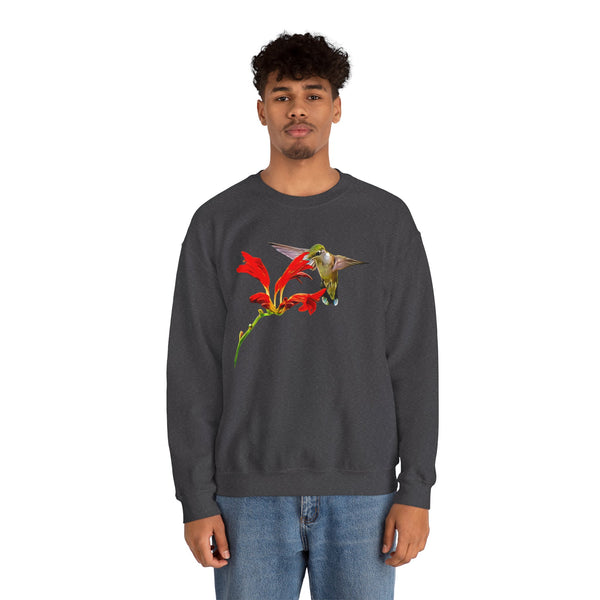 Hummingbird Float Unisex Heavy Blend™ Crewneck Sweatshirt