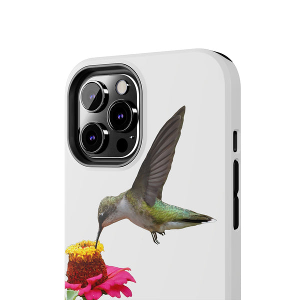 Hummingbird Zinnia WonderTough Phone Cases