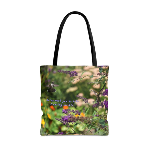 Dancing on Air Hummingbird Tote